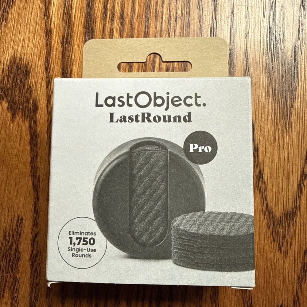 LastObject - LastRound Pro [Reusable Cotton Rounds for Facial Cleansing - Black]